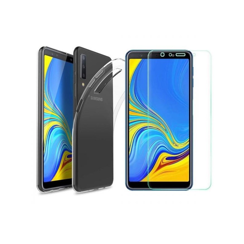 Pouzdro Samsung A7 A750 2018 čiré