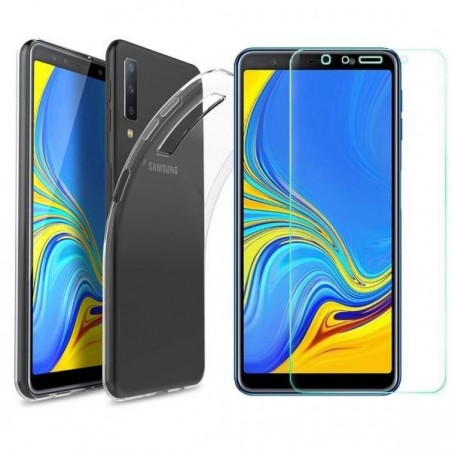 Pouzdro Samsung A7 A750 2018 čiré