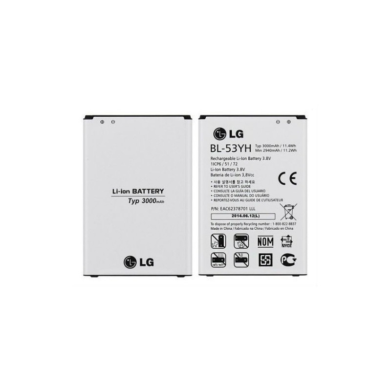 LG BL-53YH originální baterie pro LG D855 G3