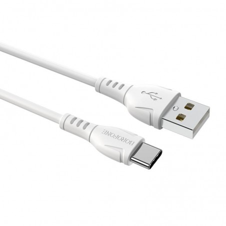 Borofone Cable BX51 Triumph - USB to Type C - 3A 1m bílá